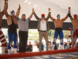 Juramento por el agua en el Monumento a la Revolución